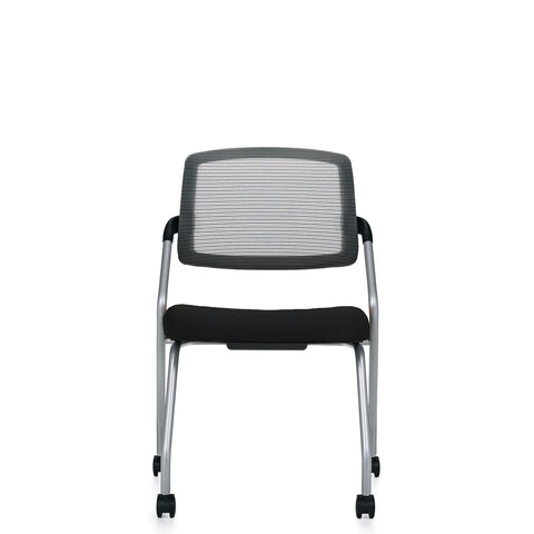 Customized Flip Up Seat Nesting Chair with Casters