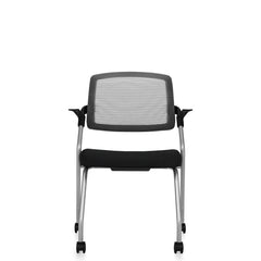Customized Flip Up Seat Nesting Chair with Casters