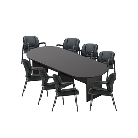 6ft, 8ft, 10ft Racetrack Conference Table and Chair (G3915B) Set