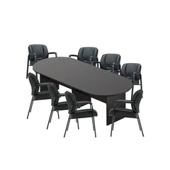 6ft, 8ft, 10ft Racetrack Conference Table and Chair (G3915B) Set