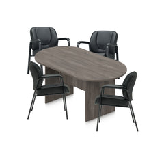 6ft, 8ft, 10ft Racetrack Conference Table and Chair (G3915B) Set