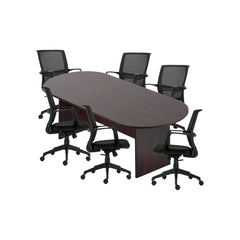 6ft, 8ft, 10ft Racetrack Conference Table and Chair (G13026B) Set