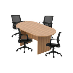 6ft, 8ft, 10ft Racetrack Conference Table and Chair (G13026B) Set