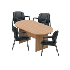 6ft, 8ft, 10ft Racetrack Conference Table and Chair (G3915B) Set