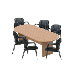 6ft, 8ft, 10ft Racetrack Conference Table and Chair (G3915B) Set