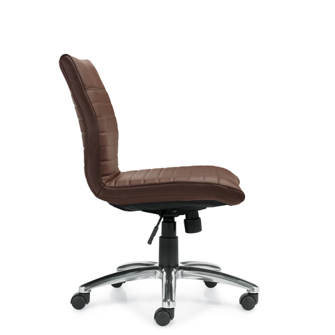 Customized Mid Back Luxhide Tilter Management Chair