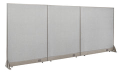 GOF 108"W x 48”/60”/72”H, Wall-Mounted Fabric Partition Package