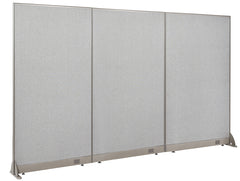 GOF 108"W x 48”/60”/72”H, Wall-Mounted Fabric Partition Package