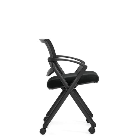 Mesh Back Flip Seat Nesting Chair