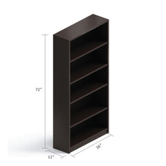 Genoa 72" Open Bookcase