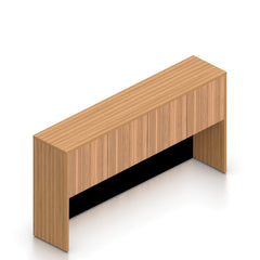 66"x24" Credenza Shell with B/B/F Pedestal and Hutch