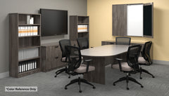 6ft, 8ft, 10ft Racetrack Conference Table and Chair (G11650B) Set