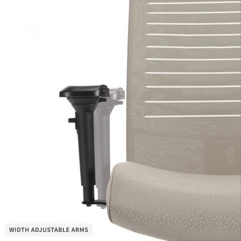 Loover Mesh Medium Back Weight Sensing Synchro-Tilter Chair