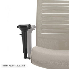 Loover Mesh High Back Weight Sensing Synchro-Tilter Chair