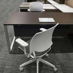 Customized Novello Upholstered Seat & Polypropylene Back Chair