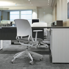 Customized Novello Upholstered Seat & Polypropylene Back Chair