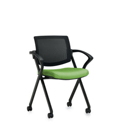 Customized Flip Seat Mesh Back Guest Chair