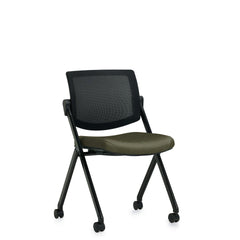 Customized Flip Seat Mesh Back Guest Chair
