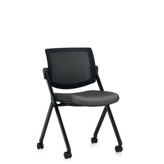 Customized Flip Seat Mesh Back Guest Chair