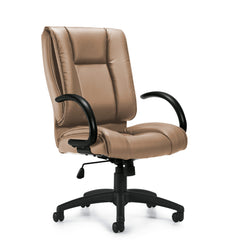Customized Mid/High Back Luxhide Management Tilter Chair