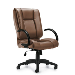 Customized Mid/High Back Luxhide Management Tilter Chair