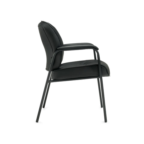 Luxhide Guest Black Chair