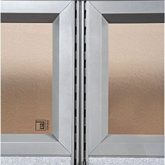 GOF 78"W x 48”/60”/72”H, Straight Line Freestanding Partial Glass Partition Package