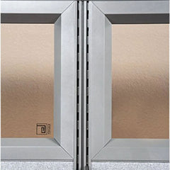 GOF 30"W x 48”/60”/72”H, Straight Line Freestanding Partial Glass Partition Package