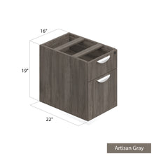 GOF 1 Person Workstation Cubicle (7'D x 6'W x 6'H)