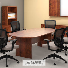 6ft, 8ft, 10ft Racetrack Conference Table and Chair (6751) Set