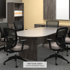 6ft, 8ft, 10ft Racetrack Conference Table and Chair (6751) Set