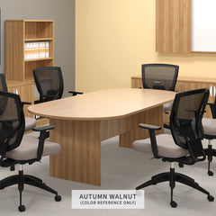6ft, 8ft, 10ft Racetrack Conference Table and Chair (6508) Set
