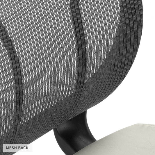 Customized Mesh Medium Back Nesting Chair with Arms