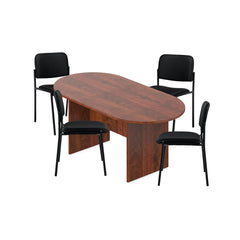 6ft, 8ft, 10ft Racetrack Conference Table and Chair (G2748) Set
