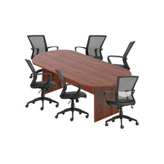 6ft, 8ft, 10ft Racetrack Conference Table and Chair (G10705B) Set