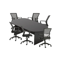 6ft, 8ft, 10ft Racetrack Conference Table and Chair (G10705B) Set