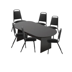6ft, 8ft, 10ft Racetrack Conference Table and Chair (G11934) Set