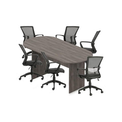 6ft, 8ft, 10ft Racetrack Conference Table and Chair (G10705B) Set