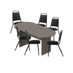 6ft, 8ft, 10ft Racetrack Conference Table and Chair (G11934) Set