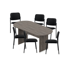 6ft, 8ft, 10ft Racetrack Conference Table and Chair (G2748) Set