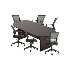 6ft, 8ft, 10ft Racetrack Conference Table and Chair (G10705B) Set