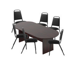 6ft, 8ft, 10ft Racetrack Conference Table and Chair (G11934) Set
