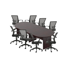 6ft, 8ft, 10ft Racetrack Conference Table and Chair (G10705B) Set