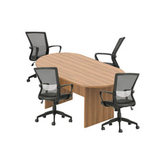 6ft, 8ft, 10ft Racetrack Conference Table and Chair (G10705B) Set