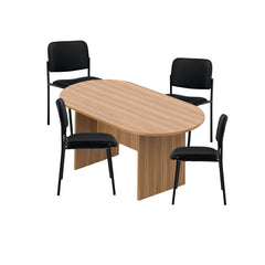 6ft, 8ft, 10ft Racetrack Conference Table and Chair (G2748) Set