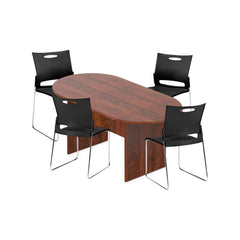 6ft, 8ft, 10ft Racetrack Conference Table and Chair (G11310) Set