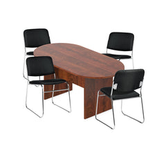 6ft, 8ft, 10ft Racetrack Conference Table and Chair (G11697) Set