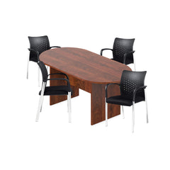 6ft, 8ft, 10ft Racetrack Conference Table and Chair (G11740B) Set