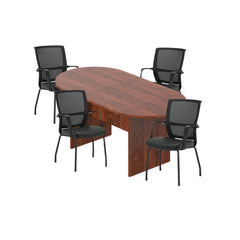 6ft, 8ft, 10ft Racetrack Conference Table and Chair (G13050B) Set