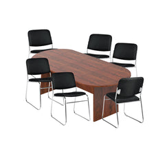 6ft, 8ft, 10ft Racetrack Conference Table and Chair (G11697) Set